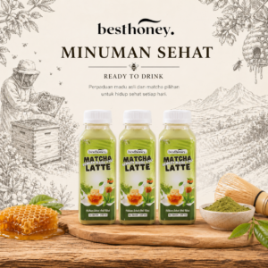 best honey minuman herbal ready to drink matcha 250ml